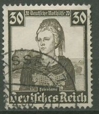 Deutsches Reich 1935 Volkstrachten 596 gestempelt, geknickt (R80674)