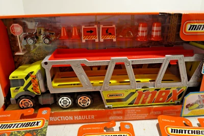 MBX CONSTRUCTION HAULER BY MATCHBOX NEW IN BOX W/FREE CAR MIB - Image 1 of 4