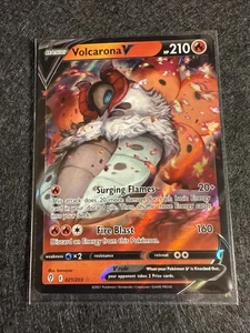 Volcarona V 021/203 SWSH Evolving Skies Ultra Raro Holo Pokémon Juego de Cartas Coleccionables 2021 Casi Nuevo - Imagen 1 de 4