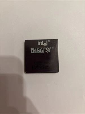 Intel I486SX A80486SX-33 SX797CPU 1989, 1992 Untested - Image 1 of 2