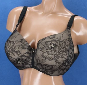 Cacique Back Smoothing Underwire Lined Balconette Bra Size 40DD #H7354 - Picture 1 of 7