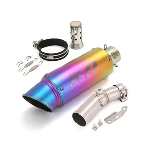 For Kawasaki Ninja 650R EX650 2006-2011 Exhaust System Mid Pipe 51mm Tip Muffler - Picture 1 of 11