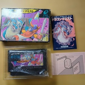 Dragon Quest Famicom FC NTSC-J ENIX With Box Manual Japan Import