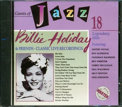 Billie Holiday & Friends - Classic Live Recordings: Giants Of Jazz [New CD] - Image 1 of 2