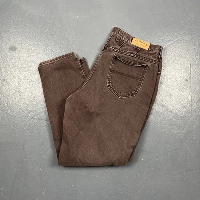 Pantalones de mezclilla Lee Riders vintage para mujer pierna recta borgoña 18 pequeños de colección hechos en EE. UU.  Foto 1 de 4