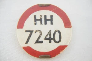 Insignia de conductor de autobús PSV HH 7240 vehículo de servicio público región suroeste - Imagen 1 de 2