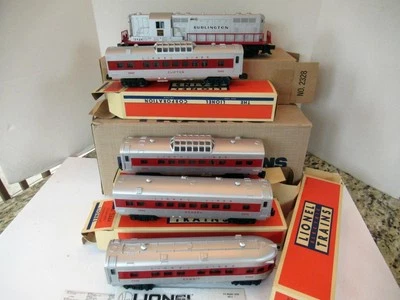 LIONEL CONVENTIONAL CLASSICS  31775 - #1562 BURLINGTON GP7 PSNGR SET-  LN -H1 - Image 1 of 4
