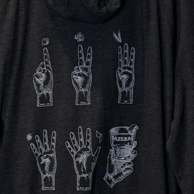 Sudadera con Capucha Sazerac House XL Cóctel Nueva Orleans Nueva Era Gris Cremallera Foto 1 de 4