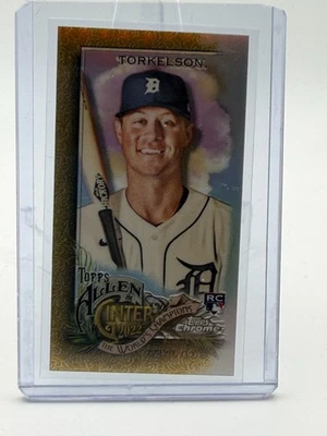 2022 Topps Allen & Ginter Chrome Spencer Torkelson 208 Mini Gold Refractor 50/50 - Image 1 of 2