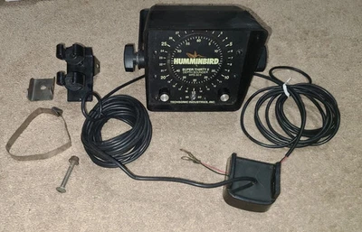 Humminbird SUPER THIRTY II Depth Sounder WPS 30 II with Mount, Power, Transducer - Image 1 of 4