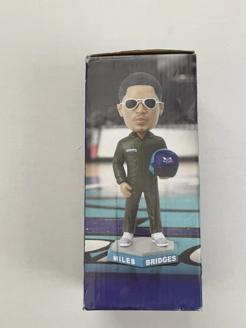 Miles Bridges Flight Suit Bobblehead Charlotte Hornets In Original Box 0523 Cover