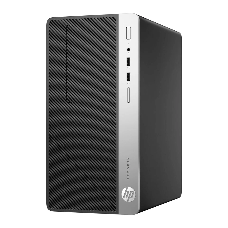 HP ProDesk 400 G4 MT Core i7-7700 16GB RAM 256GB SSD & 1TB HDD Windows 10 PC - Image 1 of 4