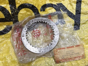 Kawasaki B8 F1 F2 F3 F4 F6 F7 KE125 KE175 KX125 S1 S2 S3 Steel Clutch Plate NOS - Picture 1 of 4