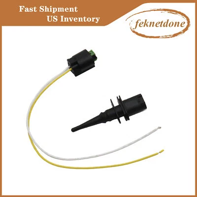 Sensor de temperatura do ar ambiente externo e pigtail para BMW 3 5 7 Series X1 X3 X5 - Imagem 1 de 4