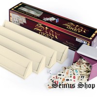 Jeu Okey Takimi En Plastique Avec Pions Mélamine - Rummy Original SEMUS - Complet Avec Jetons Joker