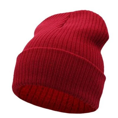 Boné casual quente boné - gorros de malha inverno chapéu moda masculina conjunto com 1 peça - Imagem 1 de 4