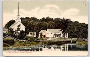 VISTA POSTAL EN WEST BURKE VERMONT - Imagen 1 de 2