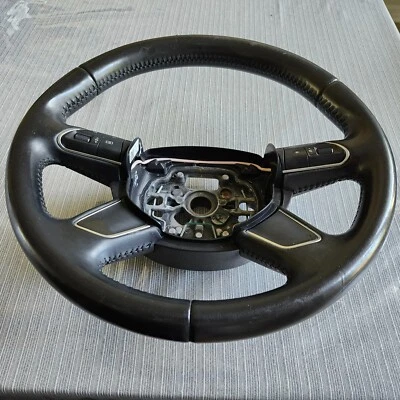 Volante de columna de dirección Audi A6 S6 A7 2012-2017 4 radios negro OEM* Foto 1 de 4