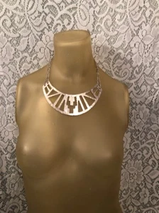NUEVO CON ETIQUETAS ""L'Image Inc Collar Gargantilla Valiente Tono Plateado - Imagen 1 de 7