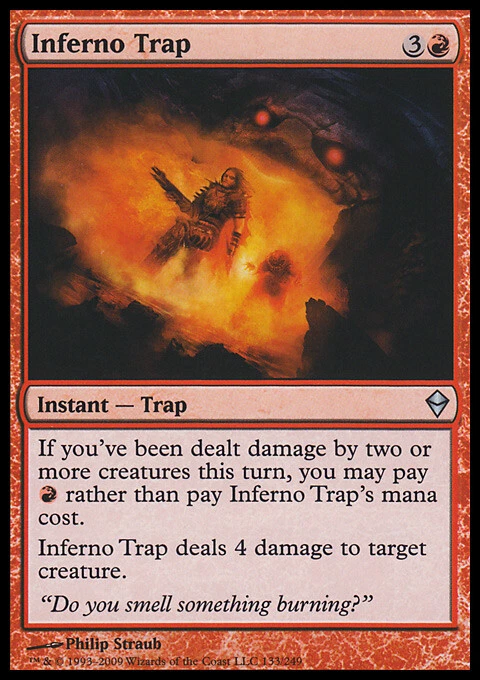 Magic the Gathering MTG Inferno Trap (133) Zendikar   LP - Image 1 of 1