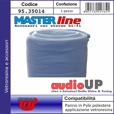 Panno in poliestere morbido 100 cm x h=170 cm per applicazione vetroresina - Immagine 1 di 2