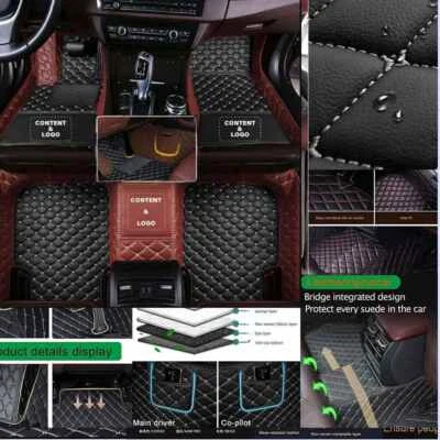 For Fit Mazda 2 3 5 6 Car Floor Mats Carpets Waterproof Auto Full Surround Foto 1 de 4