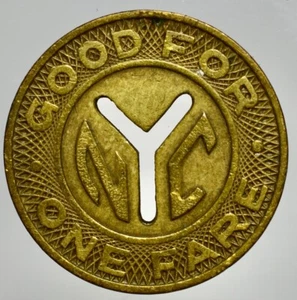 Token GETTONE NEW YORK -MI/ CITY TRANSIT - Picture 1 of 2