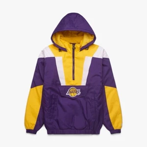 HOMAGE X Starter Los Angeles Lakers Heavyweight Pullover Jacket Size M $175 MSRP - Picture 1 of 4