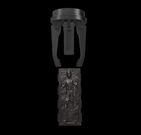Carbon Freezing Chamber Claw for 3.75 IN FIGURE DIORAMA Cover