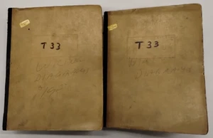 Lockheed T-33 Wiring Diagrams 2-Volumes T.O. 1T-33A-2-Copy - Picture 1 of 24