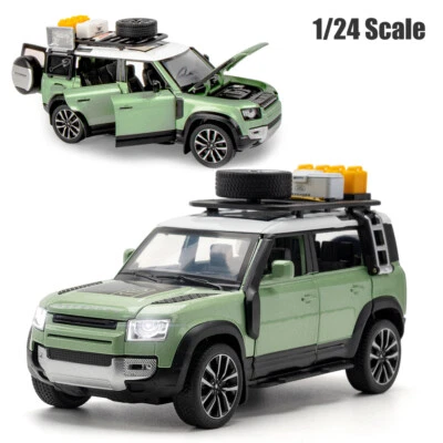 1:24 Diecast Vehicle for Land Rover Defender 110 Model Car Toy Sound Light Toy - Image 1 of 4