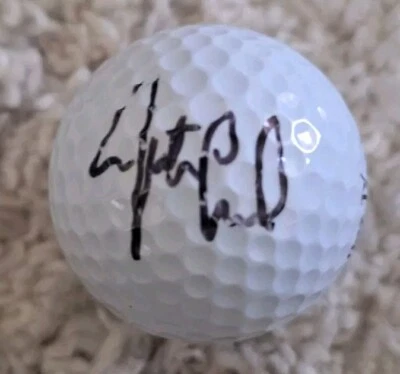 Justin Leonard Autographed Golf Ball Cheetos Sponsored Texas Open Winner Yr 2000 Foto 1 de 2
