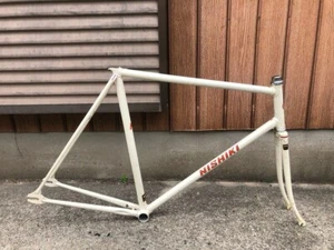NISHIKI NJS Keirin Track Bike Frame Set Kawamura CT Approx. 565mm - Picture 1 of 10