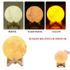 Magical Moon Lamp Led Night Light Moonlight Sensor Remote Control Dimmable 3d Au