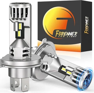 Fahren H4/9003 Lampadine Fendinebbia, 800% Più Luminose 6500K Ultra Bianco 9003 Lampadine, Reali - Foto 1 di 6