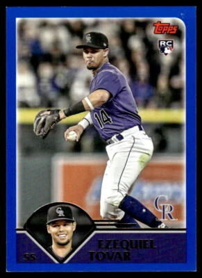2023 Topps Archives #217 Ezequiel Tovar RC Colorado Rockies - Image 1 of 2