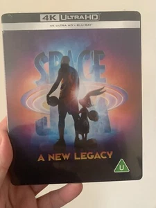 Space Jam: A New Legacy 4K Limited Edition Steelbook Rare 4K Ultra HD + Blu Ray - Picture 1 of 3