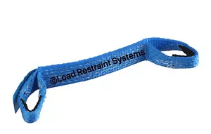 4 x LC 2500kg Load Restraint, Car Carrying Strap With Loops, Wheel Strap, Towing - Picture 1 of 3