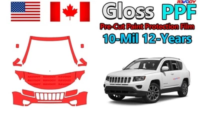 Película de protección de pintura reCut PPF para Jeep Compass North-Limited-Sport 2014-2017 Foto 1 de 4