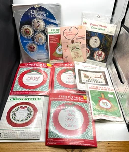 10 NMI, Paragon & More Kreuzstich Kerzendocht WEIHNACHTEN Santa Schneemann Engel - Bild 1 von 14