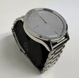 Garmin vívomove Luxe 42mm Stainless Steel Case & Band Plus Navy Leather Band... - Picture 1 of 5