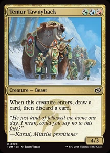 Temur Tawnyback (TDM-229) - common Near Mint - Picture 1 of 1