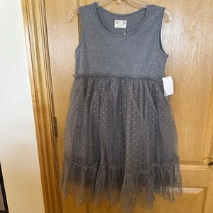 Joyfolie girls dress 14 Gray - Picture 1 of 4
