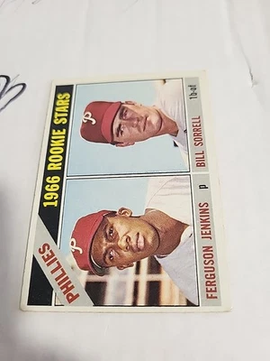 1966 Topps #254 Ferguson Jenkins RC HOF Ex B - Image 1 of 4