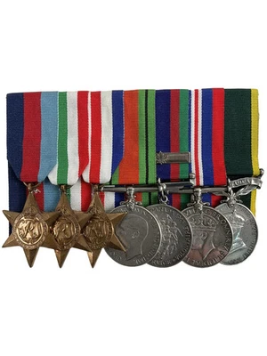 WW2 Canadian Medal Group of Six With Efficiency Medal RC SIGS - Image 1 of 4