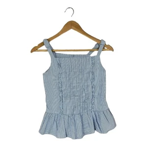 Kate Spade Girls Blue Striped Cotton Tank Top SIZE 12 Years - Picture 1 of 5