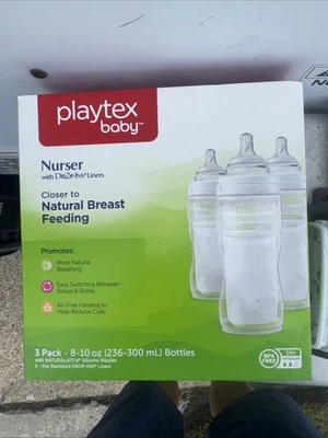 Playtex BPA Premium Nurser Bottles With Drop in Liners 3 Count - Image 1 of 4