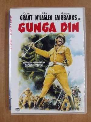 GUNGA DIN DVD...GRANT...McLAGLEN...FAIRBANKS...JAFFE...БЕСПЛАТНАЯ ДОСТАВКА - Изображение 1 из 2