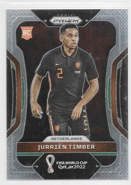 Jurrien Timber Netherlands 2022 Panini PRIZM FIFA World Cup Rookie #156 - Image 1 of 1