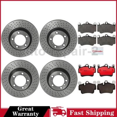 Juego de pastillas de freno de disco delanteras traseras para Porsche 911 Brembo 2006~2012 rotor de freno de disco Foto 1 de 4